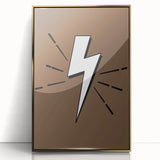 Lightning Bolt - Boys Room Wall Art Kids Wall Art Prints