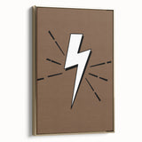 Lightning Bolt - Boys Room Wall Art Kids Wall Art Prints