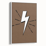 Lightning Bolt - Boys Room Wall Art Kids Wall Art Prints
