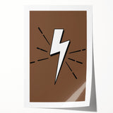 Lightning Bolt - Boys Room Wall Art Kids Wall Art Prints