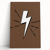 Lightning Bolt - Boys Room Wall Art Kids Wall Art Prints