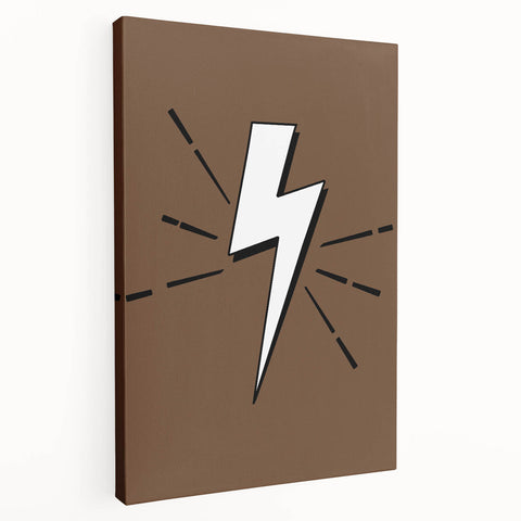 Lightning Bolt - Boys Room Wall Art Kids Wall Art Prints