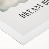 Dream Big Hot Air Balloon Nursery Wall Art - Baby Room Decor