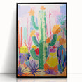 Children's Wall Art Prints - Cactus Garden Nursery Wall Decor
