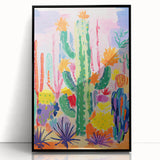 Children's Wall Art Prints - Cactus Garden Nursery Wall Decor
