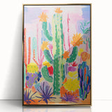 Children's Wall Art Prints - Cactus Garden Nursery Wall Decor