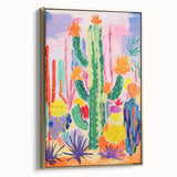 Children's Wall Art Prints - Cactus Garden Nursery Wall Decor