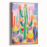 Children's Wall Art Prints - Cactus Garden Nursery Wall Decor