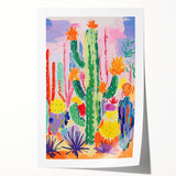Children's Wall Art Prints - Cactus Garden Nursery Wall Decor