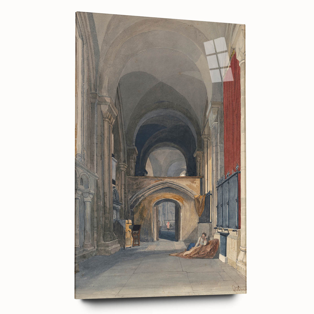 Medieval Wall Art - Gothic Norwich Cathedral North Aisle Interior Print
