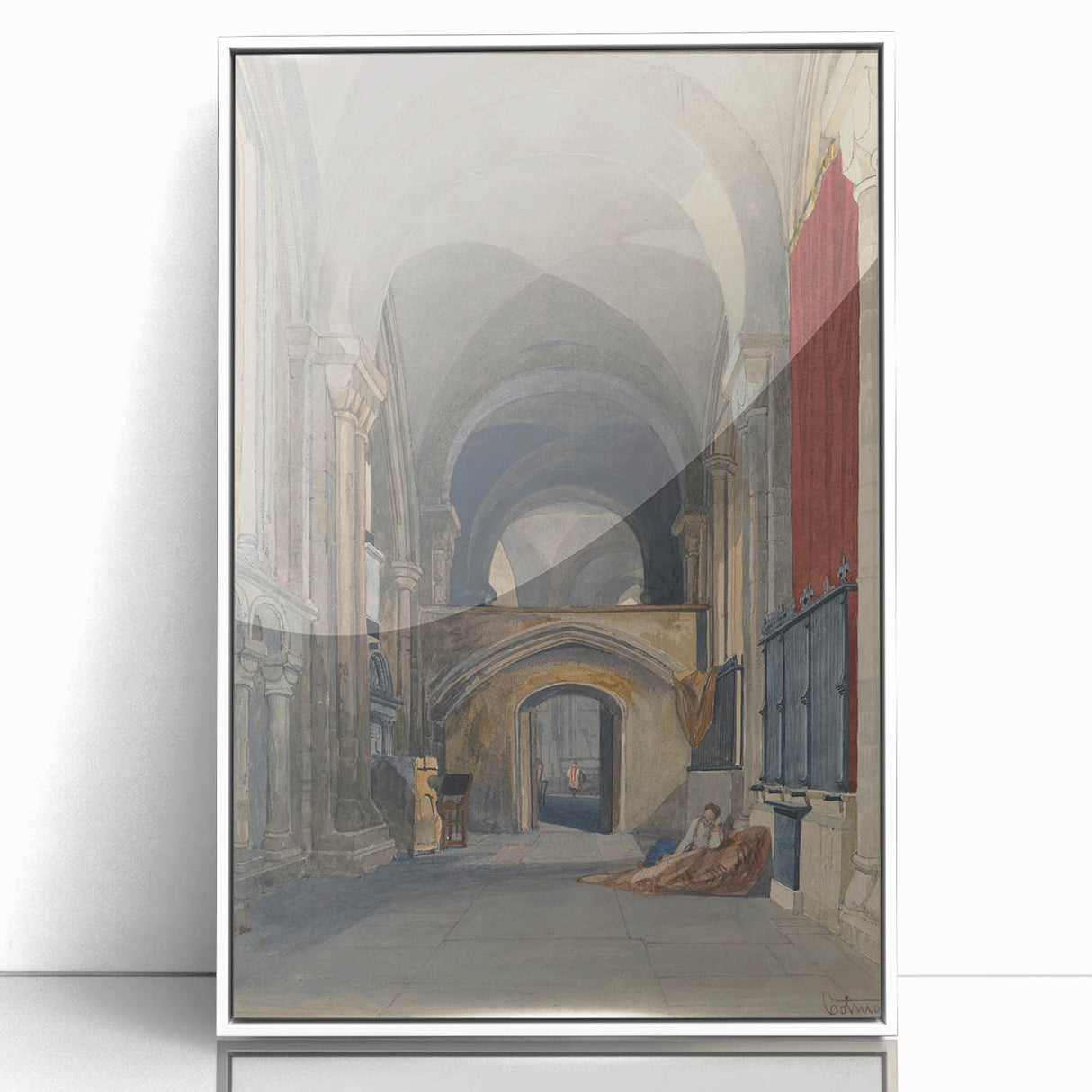 Medieval Wall Art - Gothic Norwich Cathedral North Aisle Interior Print