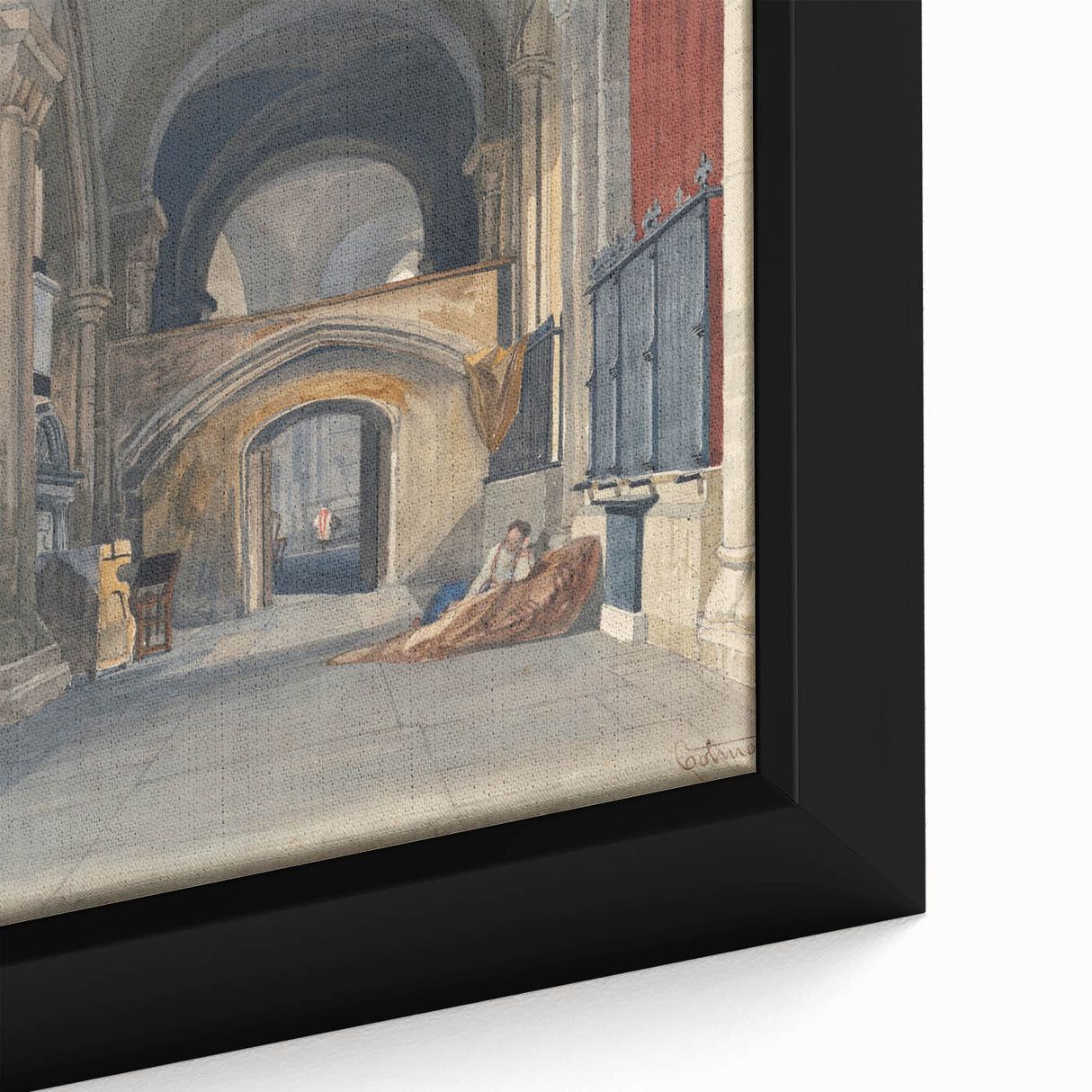 Medieval Wall Art - Gothic Norwich Cathedral North Aisle Interior Print