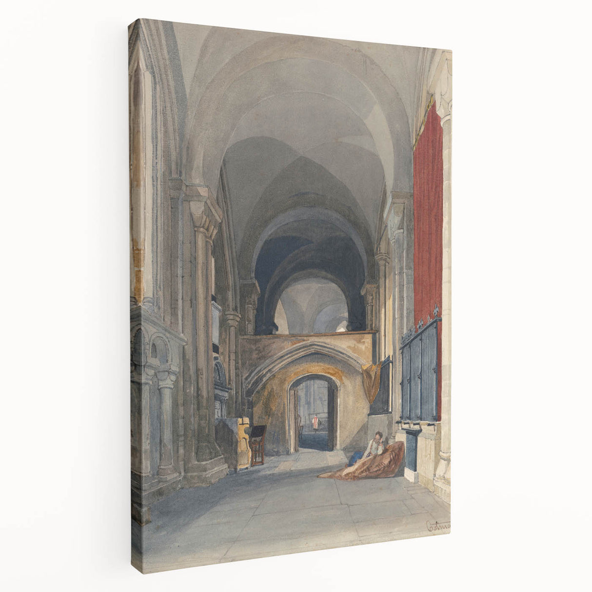 Medieval Wall Art - Gothic Norwich Cathedral North Aisle Interior Print