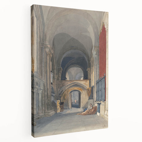 Medieval Wall Art - Gothic Norwich Cathedral North Aisle Interior Print
