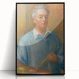 Modern Self-Portrait Wall Art - Contemporary Art for Home Decor