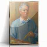 Modern Self-Portrait Wall Art - Contemporary Art for Home Decor