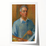 Modern Self-Portrait Wall Art - Contemporary Art for Home Decor