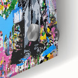 Vibrant Pop Art Wall Art - Graffiti Soup Can Canvas Print