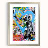 Vibrant Pop Art Wall Art - Graffiti Soup Can Canvas Print