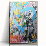 Vibrant Pop Art Wall Art - Graffiti Soup Can Canvas Print