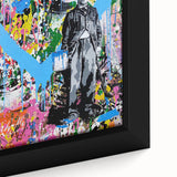 Vibrant Pop Art Wall Art - Graffiti Soup Can Canvas Print