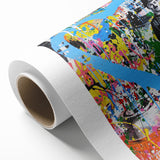 Vibrant Pop Art Wall Art - Graffiti Soup Can Canvas Print