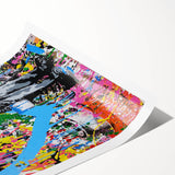 Vibrant Pop Art Wall Art - Graffiti Soup Can Canvas Print