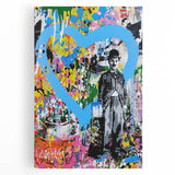 Vibrant Pop Art Wall Art - Graffiti Soup Can Canvas Print