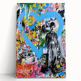 Vibrant Pop Art Wall Art - Graffiti Soup Can Canvas Print