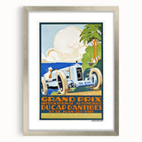 Retro Grand Prix Racing Poster - 1929 Vintage Automobile Wall Art