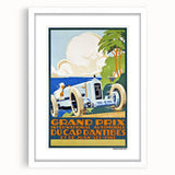Retro Grand Prix Racing Poster - 1929 Vintage Automobile Wall Art