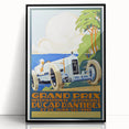 Retro Grand Prix Racing Poster - 1929 Vintage Automobile Wall Art