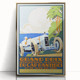 Retro Grand Prix Racing Poster - 1929 Vintage Automobile Wall Art