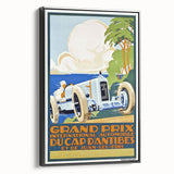 Retro Grand Prix Racing Poster - 1929 Vintage Automobile Wall Art