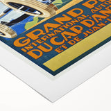 Retro Grand Prix Racing Poster - 1929 Vintage Automobile Wall Art
