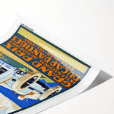 Retro Grand Prix Racing Poster - 1929 Vintage Automobile Wall Art