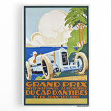 Retro Grand Prix Racing Poster - 1929 Vintage Automobile Wall Art