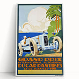 Retro Grand Prix Racing Poster - 1929 Vintage Automobile Wall Art