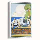 Retro Grand Prix Racing Poster - 1929 Vintage Automobile Wall Art