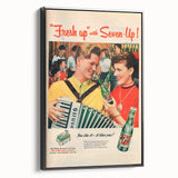 Retro 7-Up Party Ad – Vintage Print for Nostalgic Wall Art