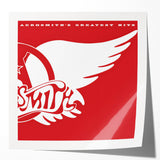 Retro Wall Art – Aerosmith's Greatest Hits Canvas Print