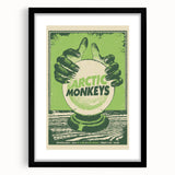 Arctic Monkeys Retro Poster Art – Vintage Rock Wall Art Print