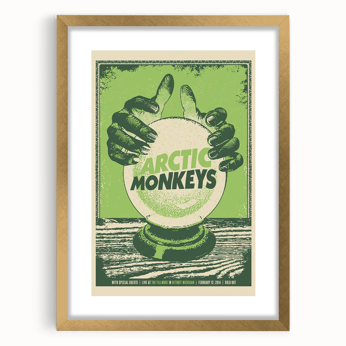Arctic Monkeys Retro Poster Art – Vintage Rock Wall Art Print