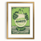 Arctic Monkeys Retro Poster Art – Vintage Rock Wall Art Print