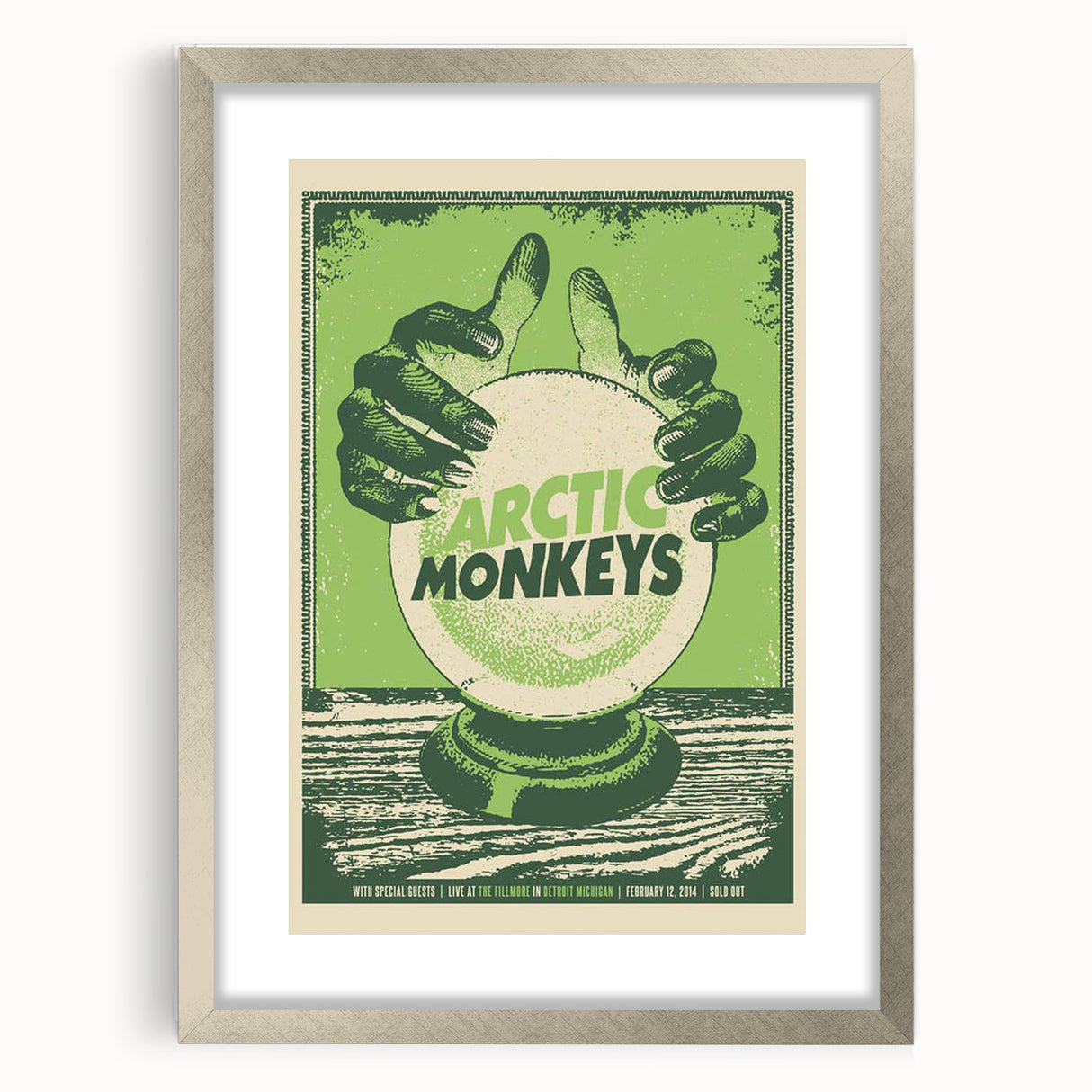 Arctic Monkeys Retro Poster Art – Vintage Rock Wall Art Print