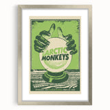 Arctic Monkeys Retro Poster Art – Vintage Rock Wall Art Print