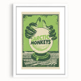 Arctic Monkeys Retro Poster Art – Vintage Rock Wall Art Print