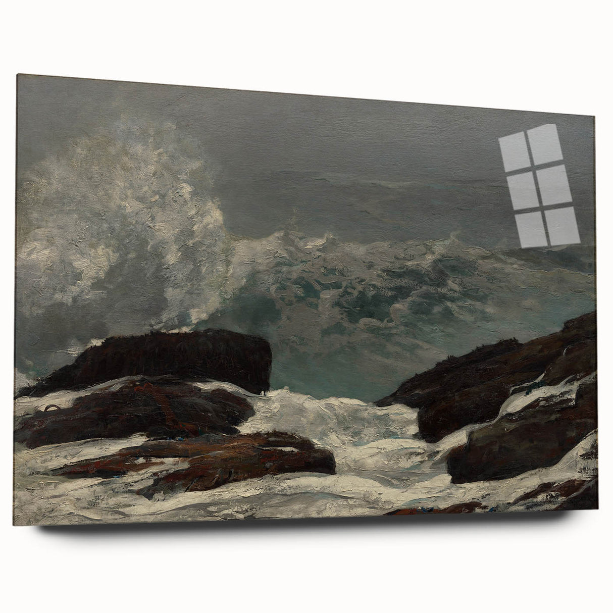 Realistic Coastal Scene Art Print: "Maine Coast" by Winslow Homer