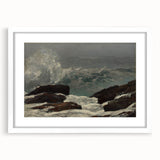 Realistic Coastal Scene Art Print: "Maine Coast" by Winslow Homer