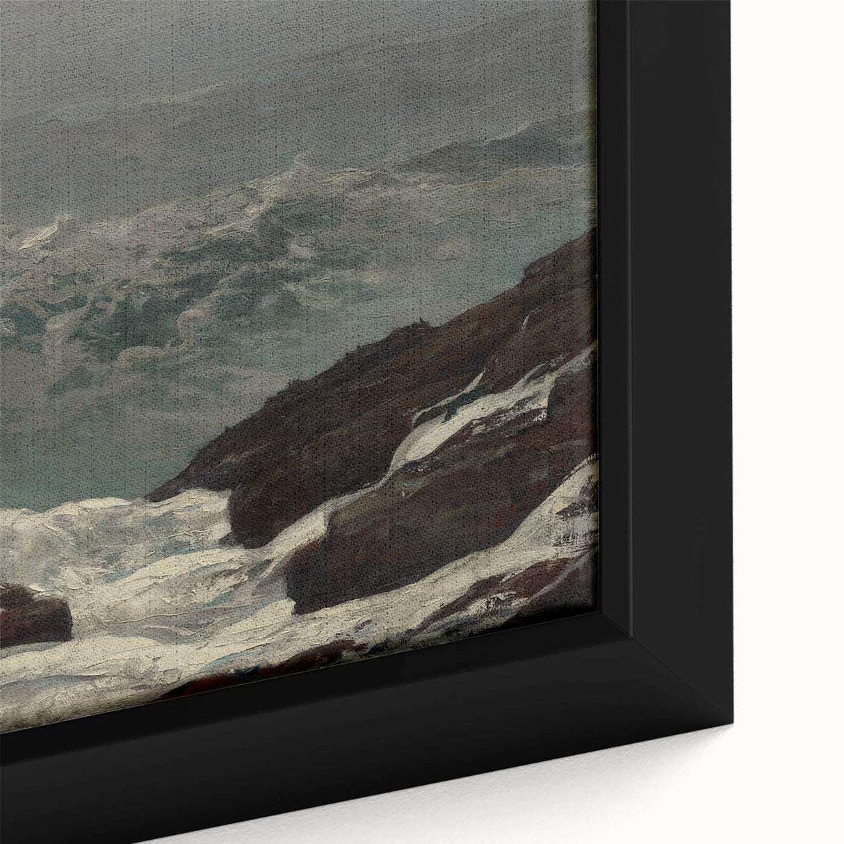 Realistic Coastal Scene Art Print: "Maine Coast" by Winslow Homer